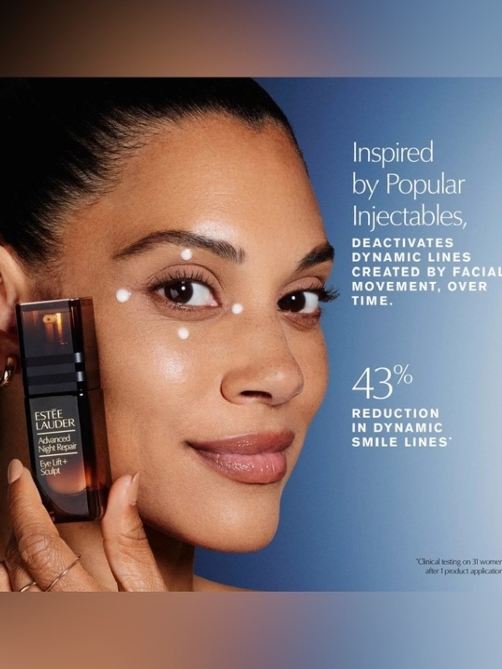Estee Lauder Advanced Night Repair Eye Lift + Sculpt - Brown/Gold - Picture 3 of 3